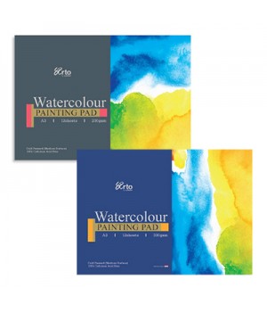 WATER COLOR PAPER PAD, 100% CELLULOSE
