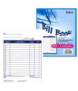 FUDA (NCR) BILL BOOK BB-F6752 