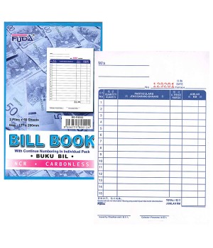 FUDA (NCR) BILL BOOK BB-F8552 