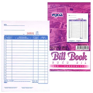 FUDA (NCR) BILL BOOK BB-NCR8052 