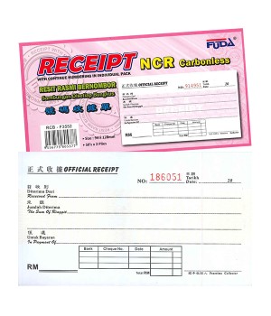 FUDA (NCR) RECEIPT F-3552    