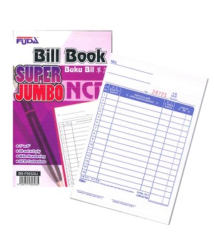FUDA 5x8 NCR BILL BOOK SUPER JUMBO  