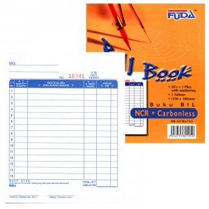 FUDA BILL BOOK BB-NCR6703 