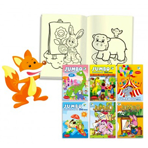 FUTURE ACE - A4 CHILDREN JUMBO COLOURING BOOKS  
