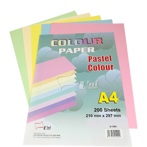 UNI S1200 PASTEL COLOUR PAPER