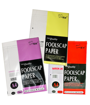 UNI NARROW LINE FOOLSCAP PAPER, 70GSM