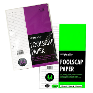 UNI S37 FOOLSCAP PAPER, 70GSM