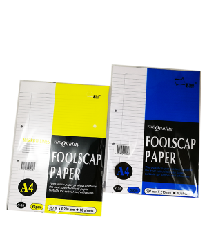 UNI S38 FOOLSCAP PAPER, 80GSM    