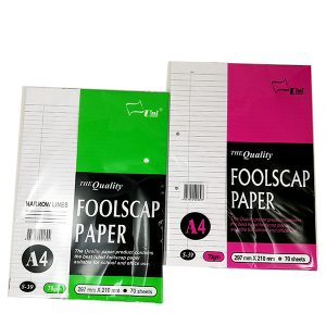 UNI S39 FOOLSCAP PAPER, 70GSM    