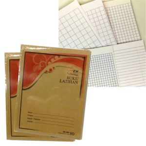 UNI 80P KRAFT EXERCISE BOOK  