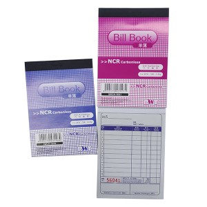 3.5x5 BILL BOOK (3) NCR