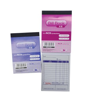 3.5x5 BILL BOOK (3) NCR