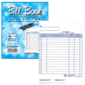 TOPLINE BILL BOOK BB-TN6702 