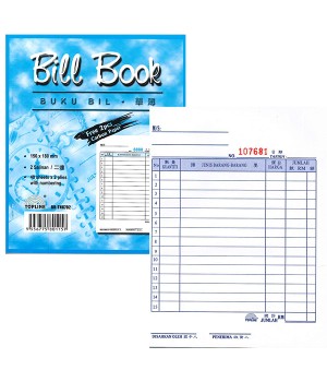 TOPLINE BILL BOOK BB-TN6702 