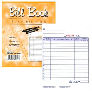 TOPLINE BILL BOOK BB-TN6703 