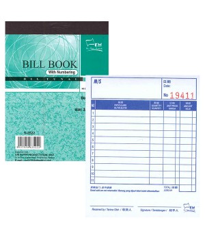 UNI (NCR) BILL BOOK S-3522 