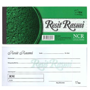 UNI (NCR) RECEIPT  BOOK SR6061   