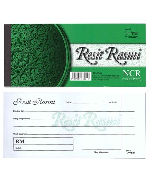 UNI (NCR) RECEIPT  BOOK SR6061   