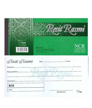 UNI (NCR) RECEIPT BOOK SR-6161   