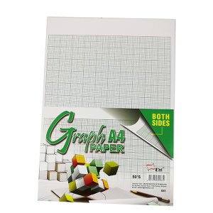 UNI S85 GRAPH PAPER A4 50's D/S 2mm