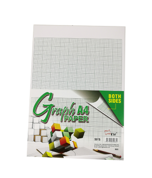 UNI S85 GRAPH PAPER A4 50's D/S 2mm