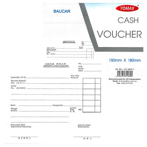 YOMAX CASH VOUCHER CV6070-1 