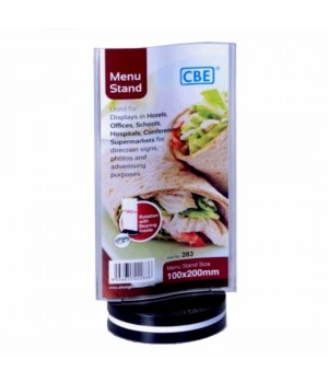 CBE 283 MENU STAND CURVED ROTATING TYPE   