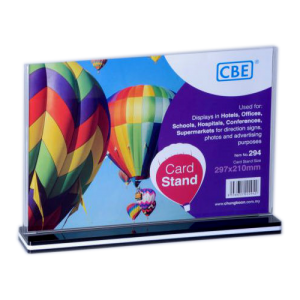 CBE 294  CARD STAND A4-HORIZONTAL  