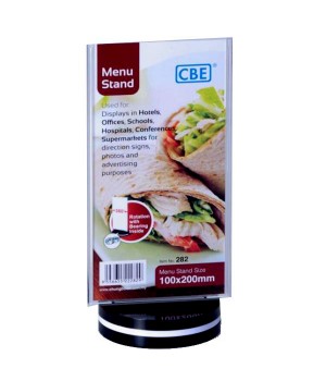 CBE 282 MENU STAND - FLAT - ROTATING TYPE  