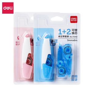 DELI 71462 CORRECTION TAPE + 2 REFILL