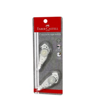 FABER CASTELL 169103 CORRECTION TAPE REFILL x2 