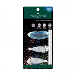 FABER CASTELL 169110 GLIDE CORRECTOPM TAPE METALLIC+2REFILLS   