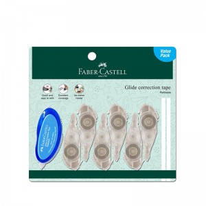 FABER CASTELL 169111 GLIDE CORRECTION TAPE+6REFILL  
