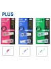 PLUS WH604R (4.2mm) / WH605R (5mm) / WH606R (6mm) 2IN1 CORRECTION TAPE REFILL- 2pcs/card