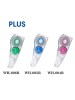 PLUS WH604R (4.2mm) / WH605R (5mm) / WH606R (6mm) 2IN1 CORRECTION TAPE REFILL- 2pcs/card