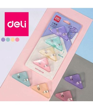 DELI QJ8530 TRIANGLE CLIPS 4S 52MM