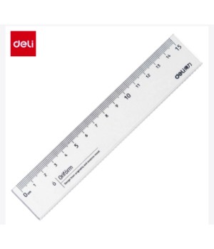 DELI 79751 15CM ACRYLIC RULER