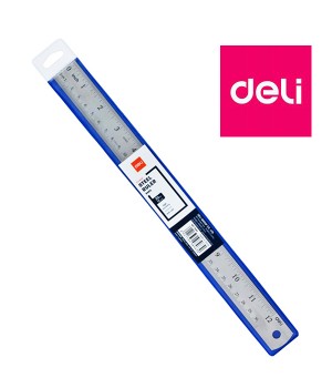 DELI 8463 30CM STEEL RULER