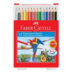 FABER CASTELL 114562 WCOL. PENCIL(12L)WBOX  