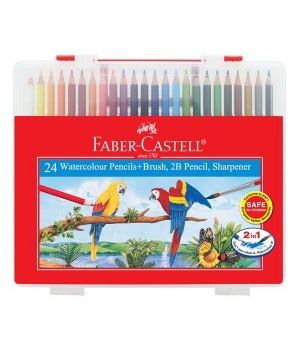 FABER CASTELL 114564 WCOL. PENCIL(24)WBOX   