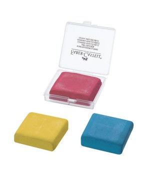 FABER CASTELL 127321L KNEADABLE ERASER(COL)    