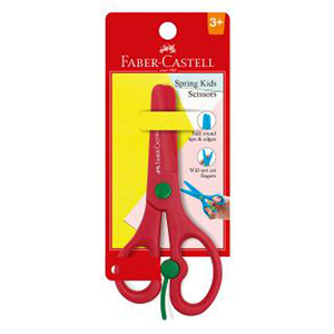 FABER CASTELL 181571 SCISSORS SPRING KIDS  