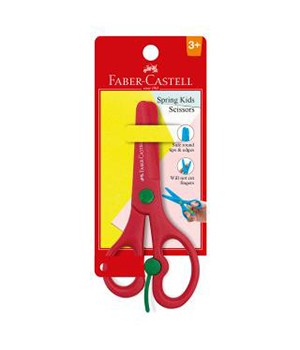 FABER CASTELL 181571 SCISSORS SPRING KIDS  