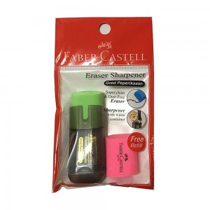 FABER CASTELL  183701 ERASER SHARPENER   