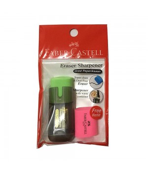 FABER CASTELL  183701 ERASER SHARPENER   