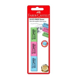 FABER CASTELL 187154 ERASER PASTEL 3S