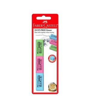 FABER CASTELL 187154 ERASER PASTEL 3S