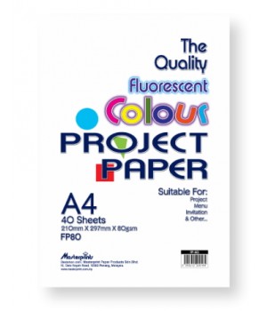 FP-80 FLUO COL.PROJECT PAPER 80gsm 40s 