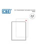 CBE CLEAR DOCUMENT HOLDER L-SHAPE A4 | FC | (1466A / 1466F)