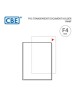 CBE CLEAR DOCUMENT HOLDER L-SHAPE A4 | FC | (1466A / 1466F)